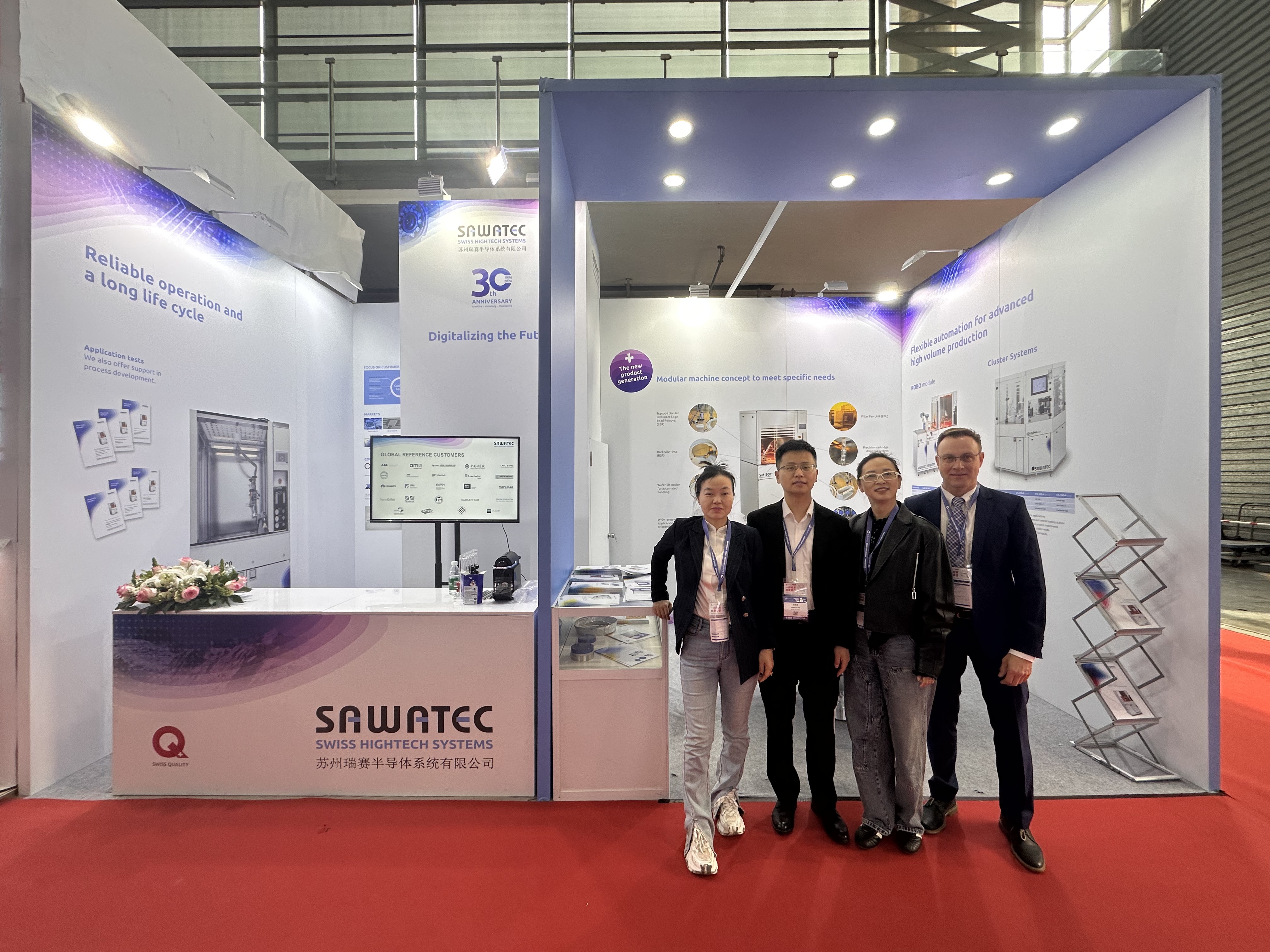 SAWATEC团队亮相SEMICON China 2026